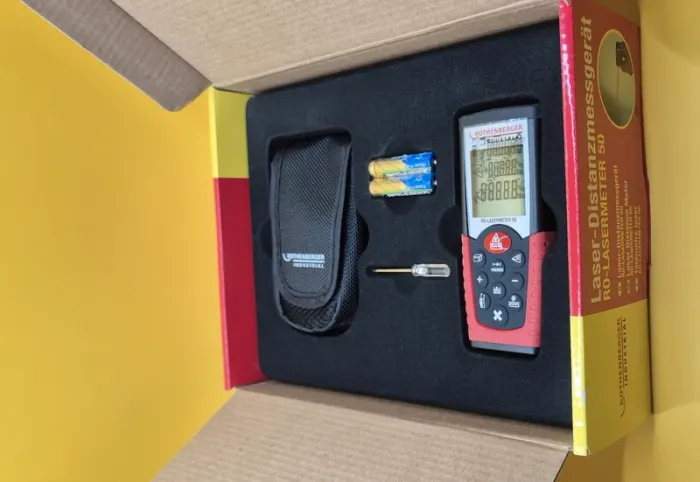 [NEUF] Télémètre Laser (mètre laser) Professionnel - 50 mètres - Rothenberger - photo numéro 4