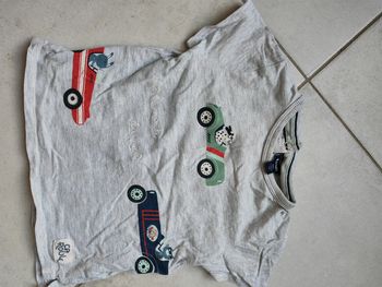 T shirt voitures 18 mois