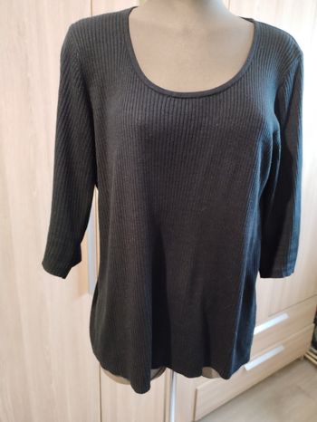 Pull fin femme manches 3 /4 taille 50 /52