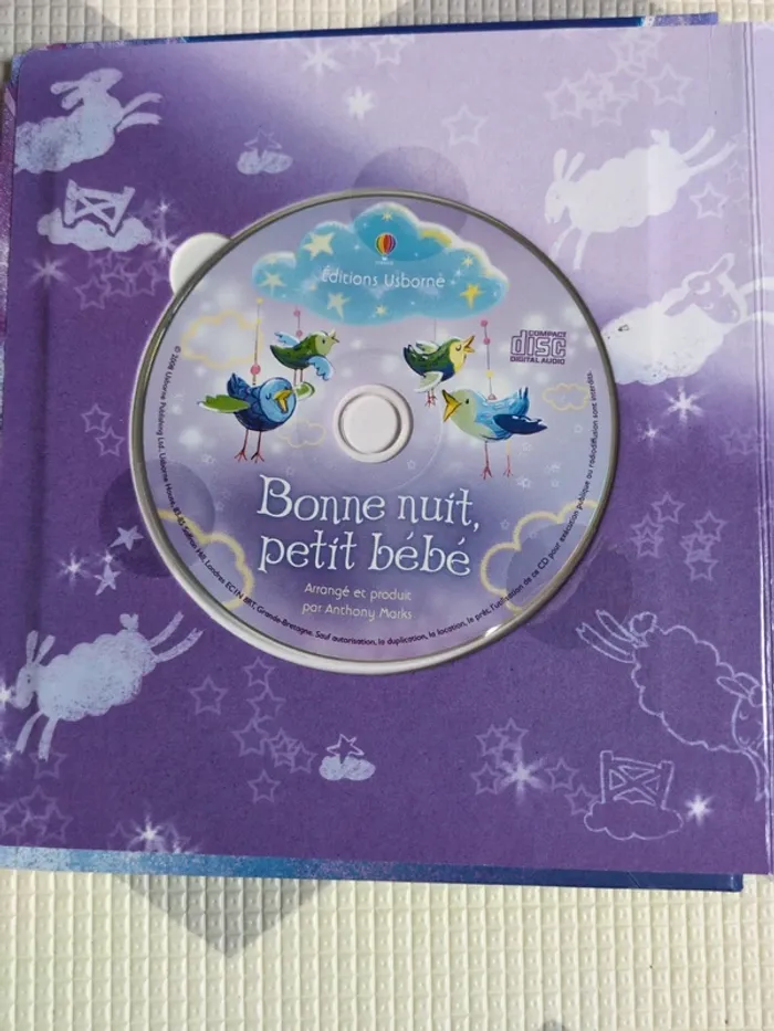 Livre et CD Bonne nuit petit bébé - photo numéro 3