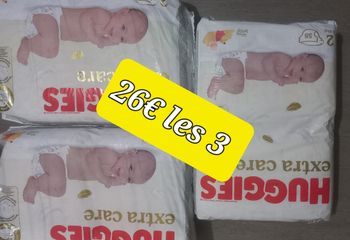 Les couches huggies taille 2