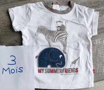 T-shirt manches courtes animaux