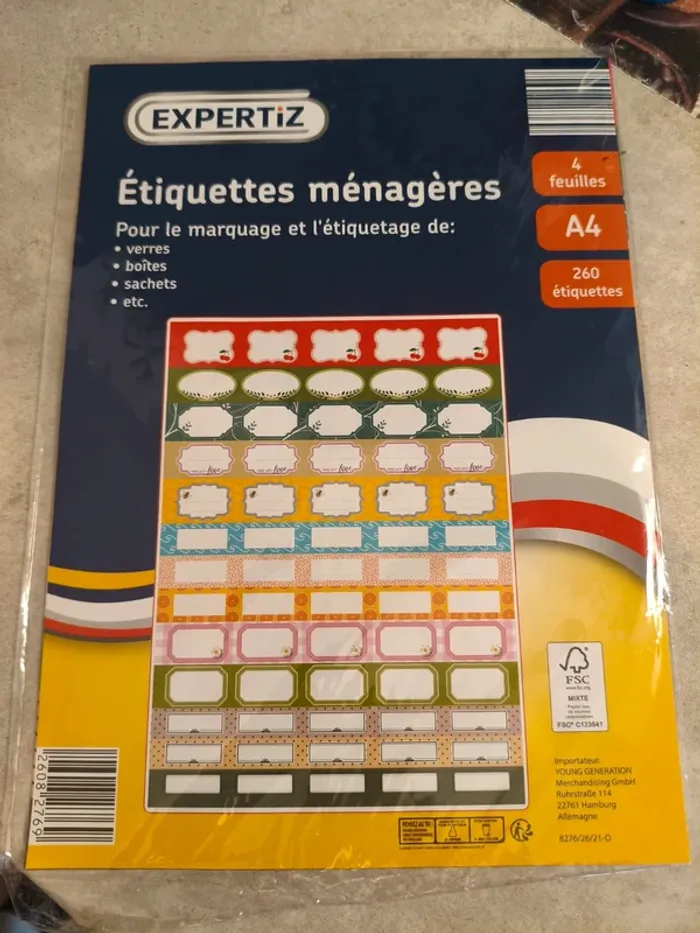 Étiquettes
