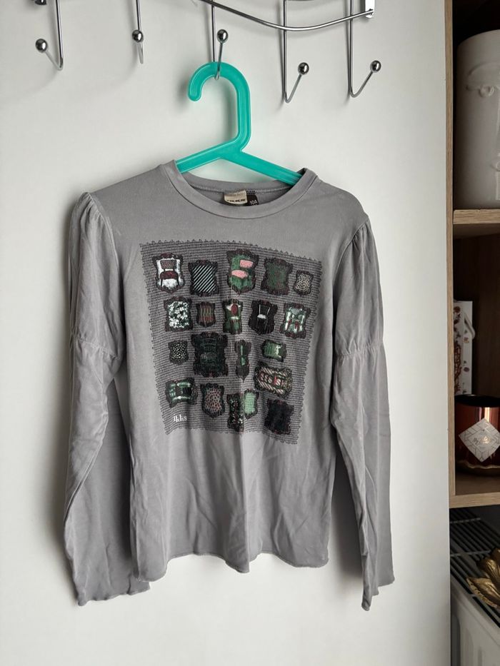 Lot 3 articles sweat capuche manche longue fille 10 ans - photo numéro 4