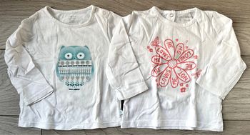 Lot 2 t shirt 12 mois