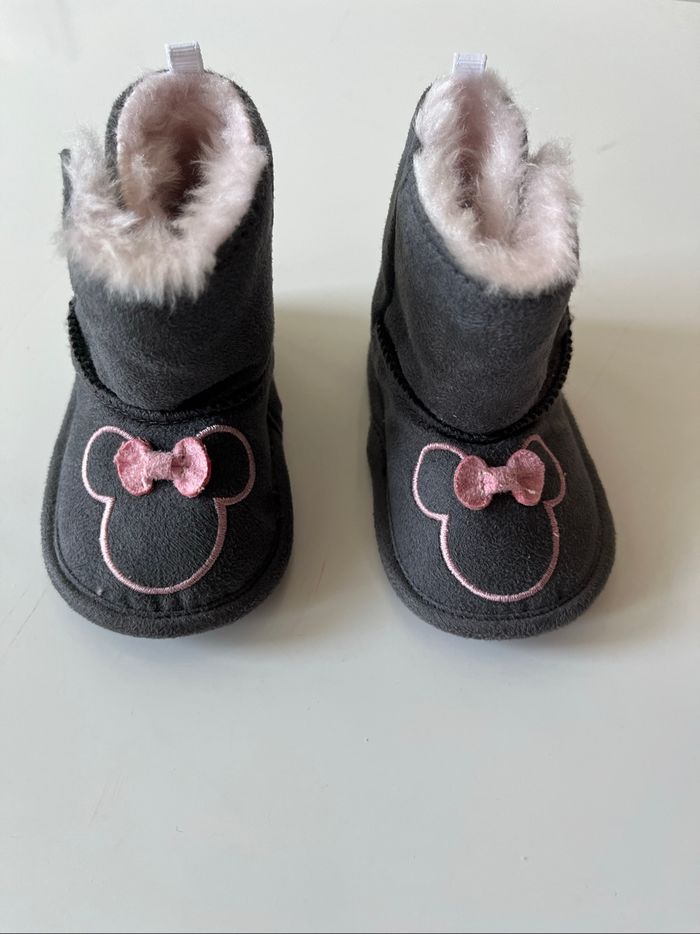 Bottine Disney gris rose
