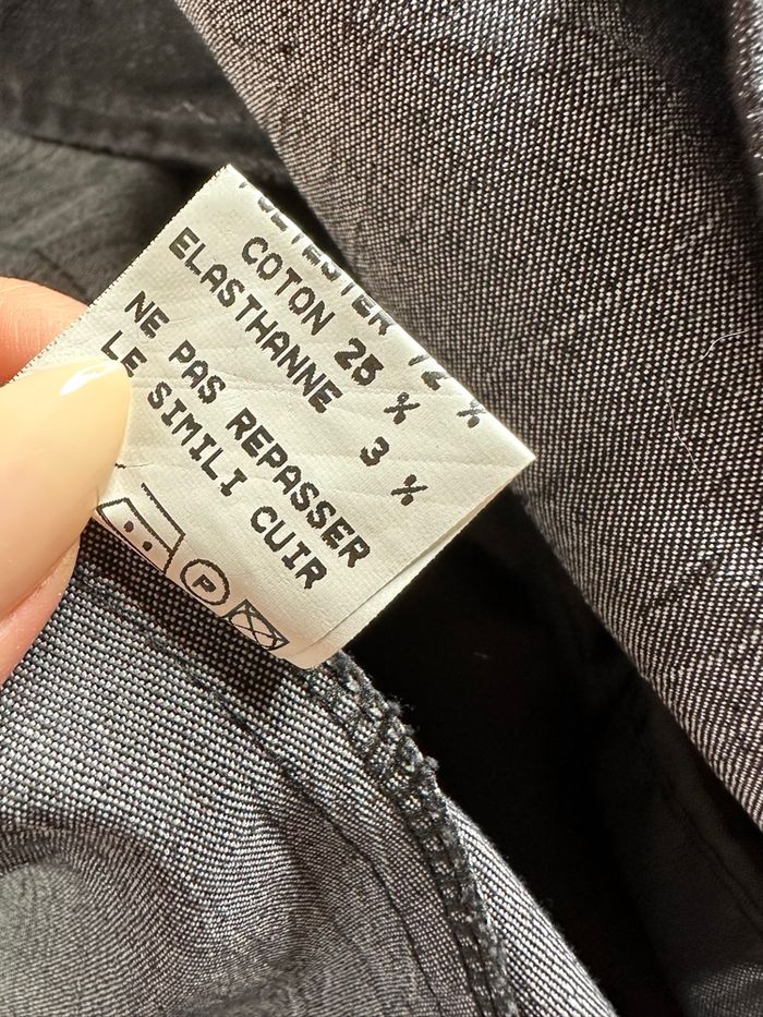 Blazer gris foncé et noir S.Quise T46 3XL - photo numéro 7