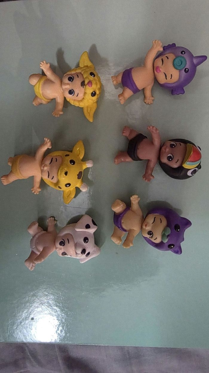 Lot de 6 figurines babies animals twozies - photo numéro 3