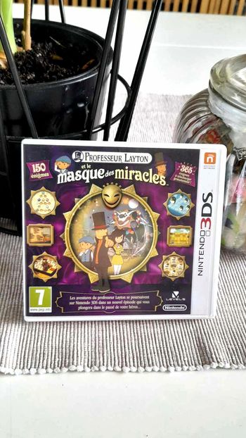 Jeu Professeur Layton et le Masque des Miracles – Nintendo 3DS