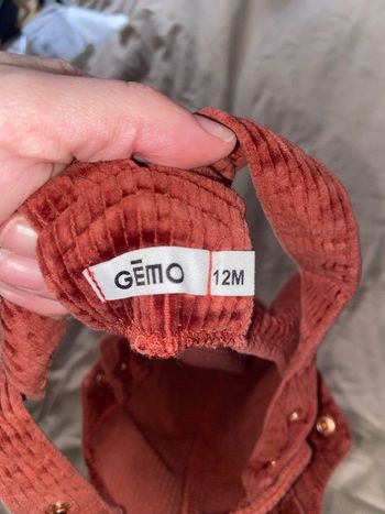 Robe rouille 12 mois gemo