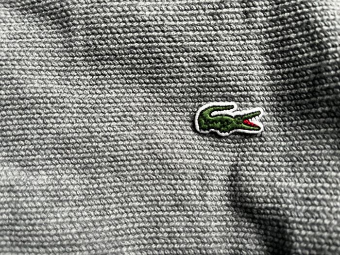 Pull gris Lacoste - photo numéro 4