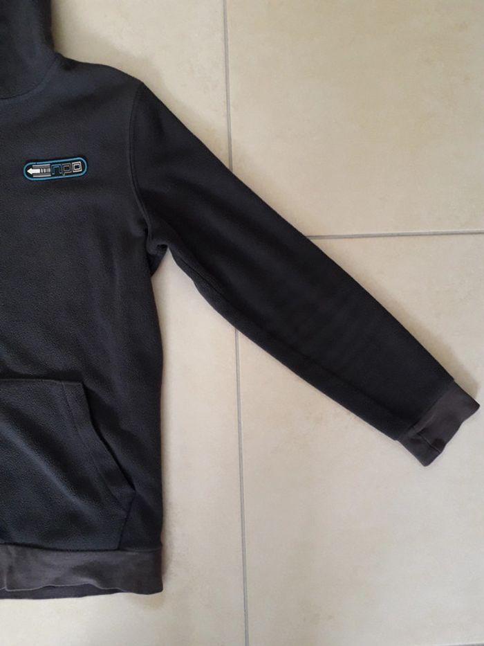 Gilet polaire gris foncé t 12 ans - photo numéro 9