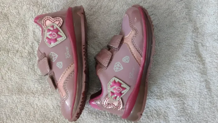 Chaussures Geox fille 23 lumières rose - photo numéro 5