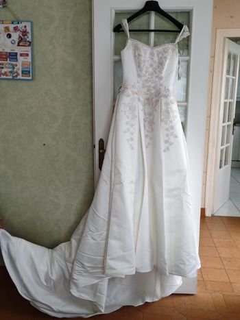 Robe de mariée écru T 38