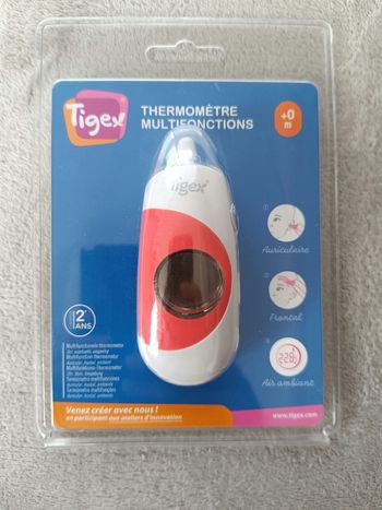 Thermomètre multifonction frontal et auriculaire