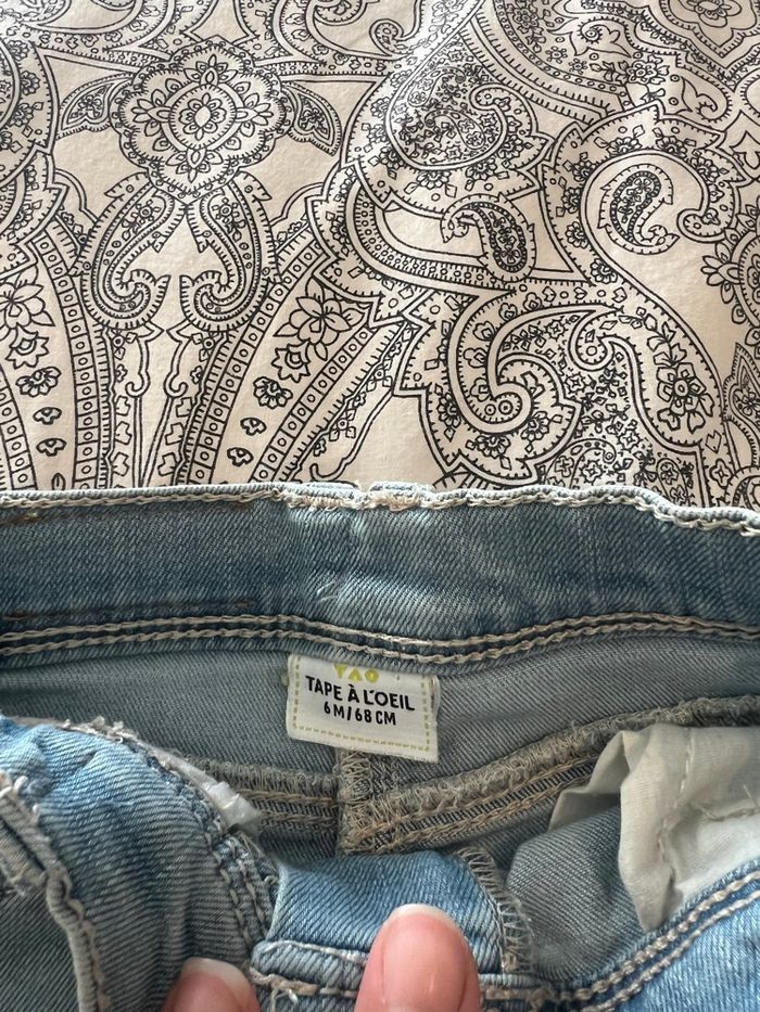 Jeans fille 6 mois orchestra et tape à l’œil - photo numéro 3