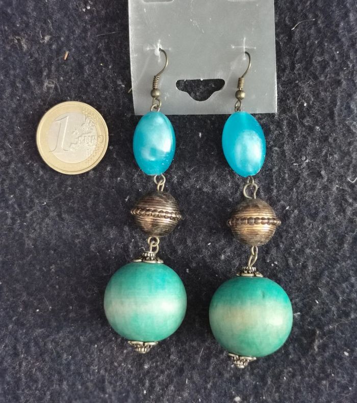 Boucles d'oreilles fantaisie - photo numéro 2