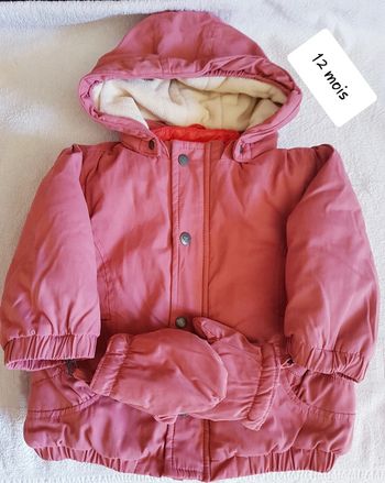 Manteau 3en1 vertbaudet 12 mois