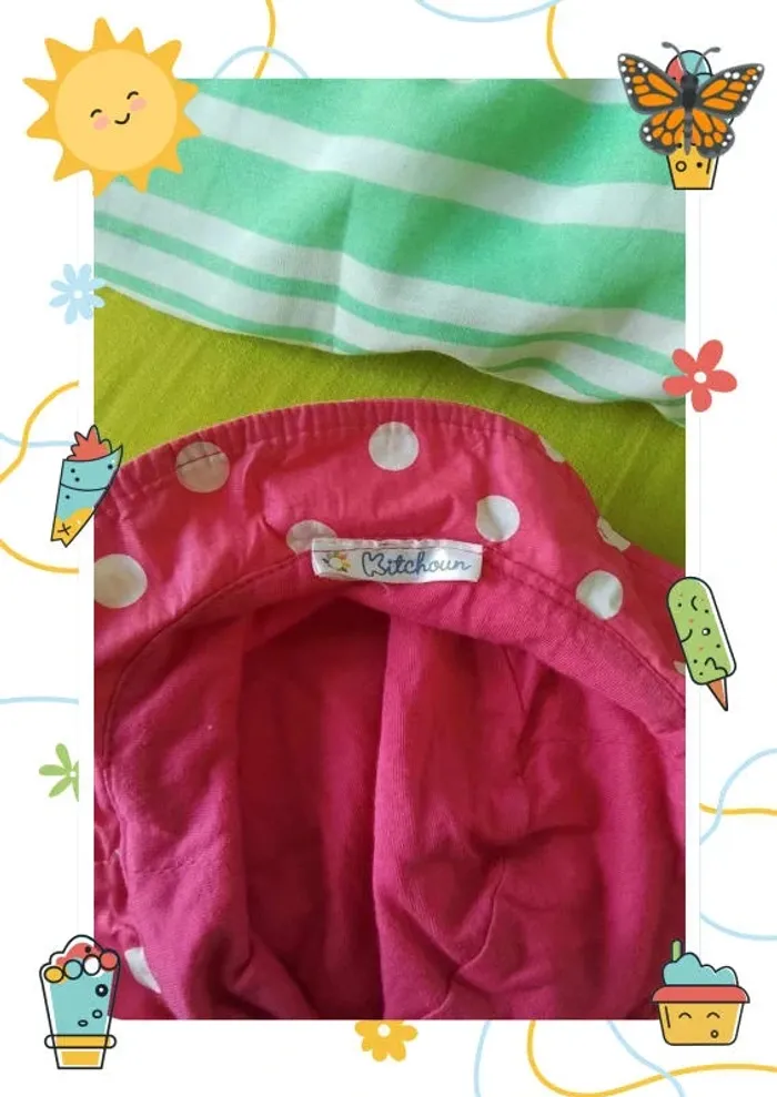 Bob rose à pois blanc - photo numéro 4