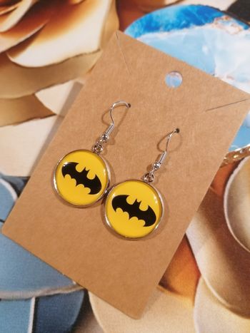 Boucle d'oreille Batman