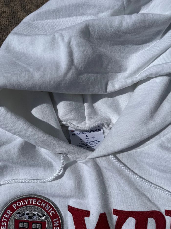 Sweat à capuche Champion WPI blanc – Taille S - photo numéro 5
