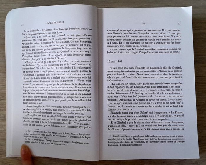 Jean Mauriac - L'après de Gaulle notes confidentielles 1969-1989 - photo numéro 6