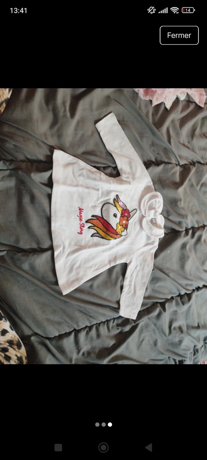 Lot de vêtement bébé fille taille 6 mois - photo numéro 10