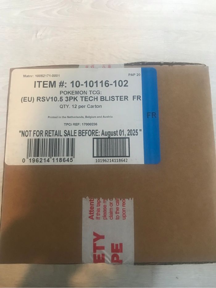 Pokemon case scellée tri pack  10.5