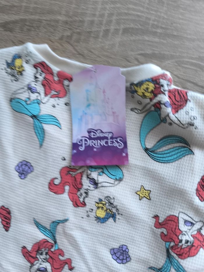 Ensemble deux pièces pyjama Ariel la petite sirène 6-9 mois 74 cm disney - photo numéro 7