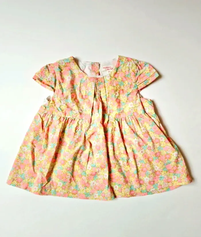 Blouse manche courtes fleurie