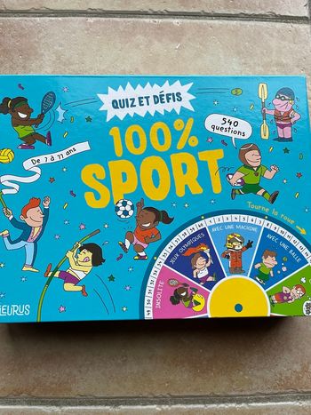 Jeu quiz et défis 100% sport fleurus