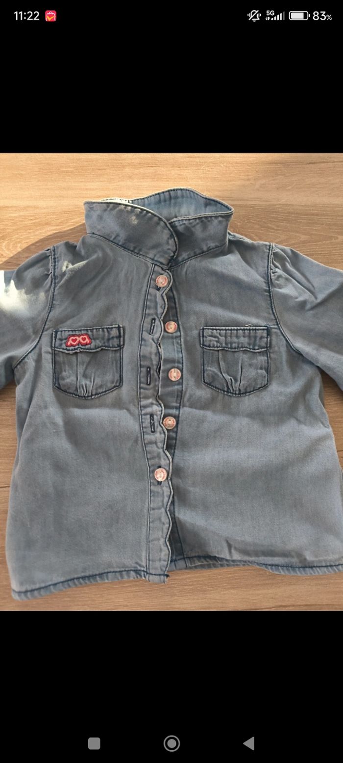 Chemise taille 9 mois - photo numéro 2