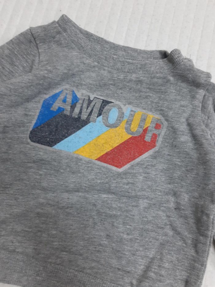 Pull gris 6 mois - photo numéro 2