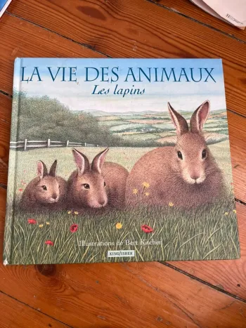 Livre « la vie des animaux » Les lapins