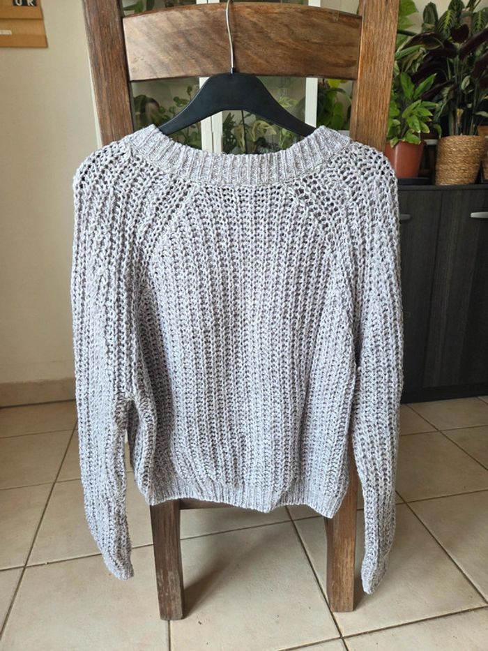 Pull gris - photo numéro 2