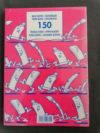 Bloc notes 150 feuilles unies neuf