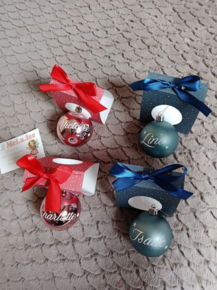 Boule de Noël personnalisée