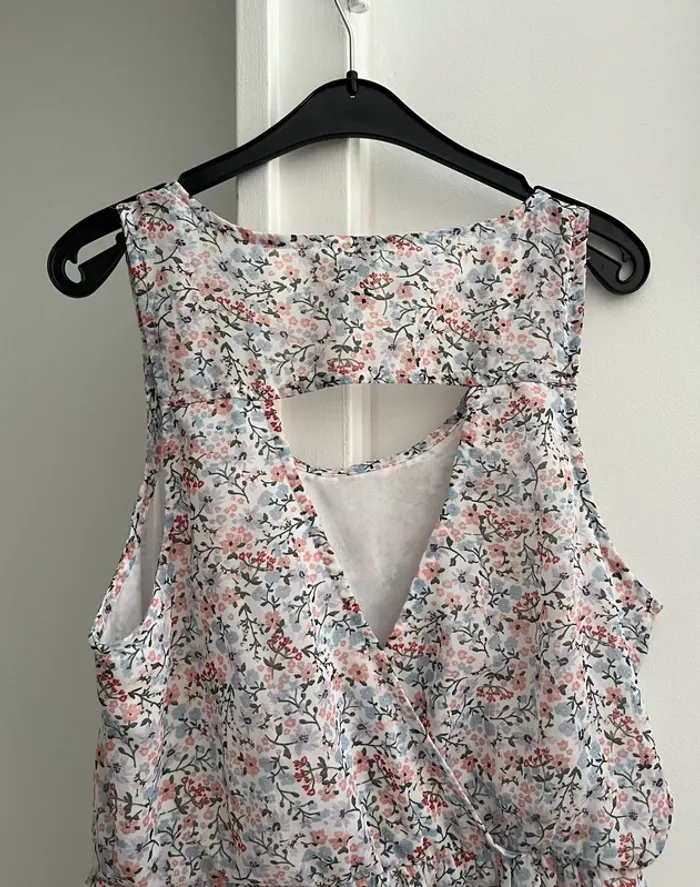 Robe d’été fleurie sans manches T40 H&M - photo numéro 6