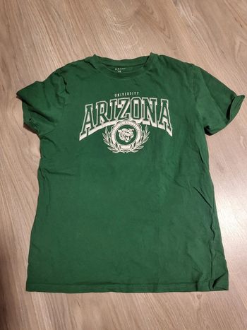 T shirt vert garçon kiabi xs soit 14 ans 156 / 168 cm