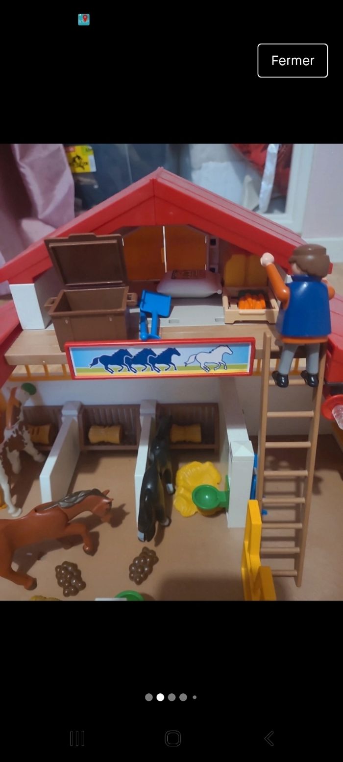 Centre equestre playmobil - photo numéro 2