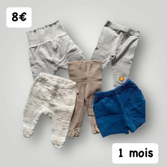 Lot 4 pantalons / 1 short