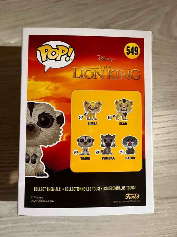 Funko Pop Timon - The Lion King Movie - photo numéro 3