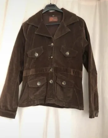 Veste hiver velours taille M TBE