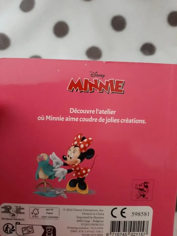 Livre Disney minnie : l'atelier de minnie neuf - photo numéro 5