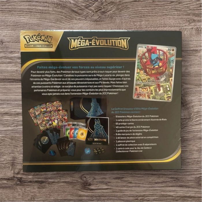 Etb lucario Pokémon mega evolution - photo numéro 2