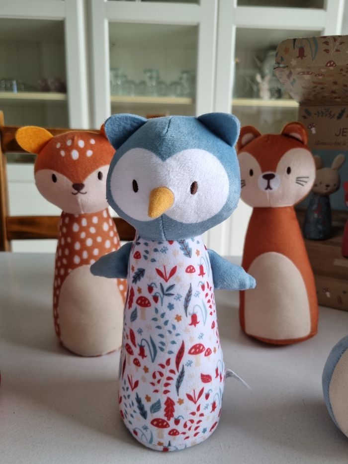 Jeu de quilles en tissu neuf Little Forest - photo numéro 5