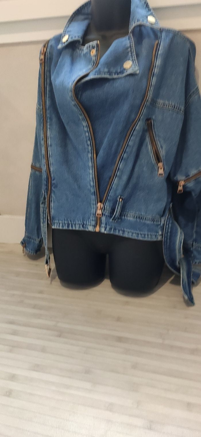 Veste en jean stone - photo numéro 7