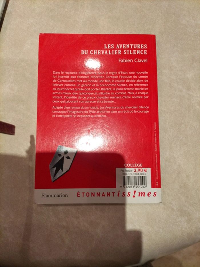 Livre Les aventures du chevalier silence - Fabien Clavel - photo numéro 2