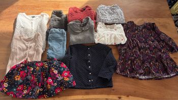 Lot vêtements fille 2 ans
