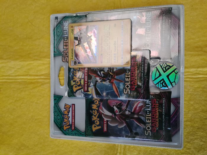 TriPack Pokémon Booster Soleil et Lune Gardiens Ascendants Promo Lucanon